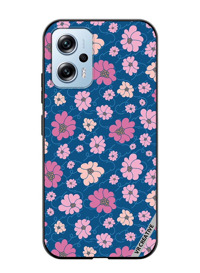 VR CREATIVE Protective Case Cover For Xiaomi Poco X4 GT Flower Design Multicolour - Image 1