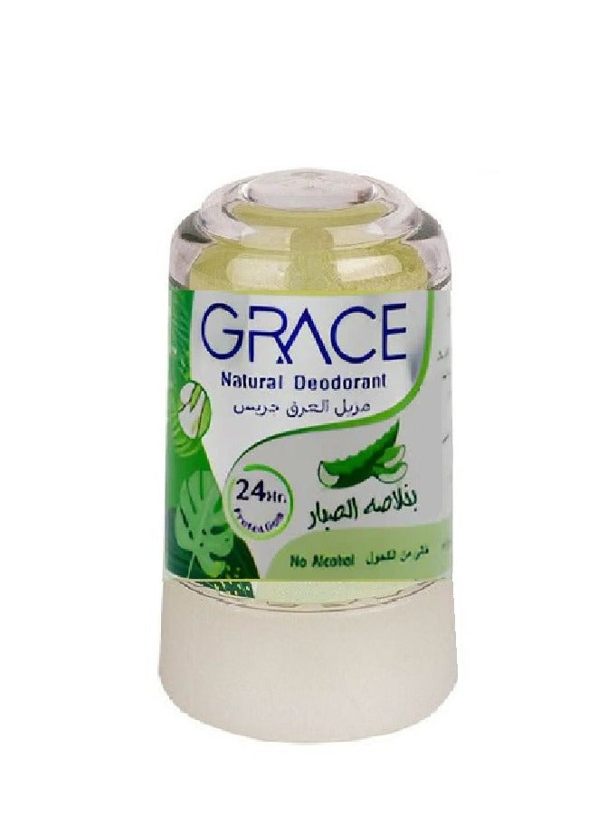 Grace Natural Deodorant Aloe Vera 24 Hr Protection - 70 g - Image 1