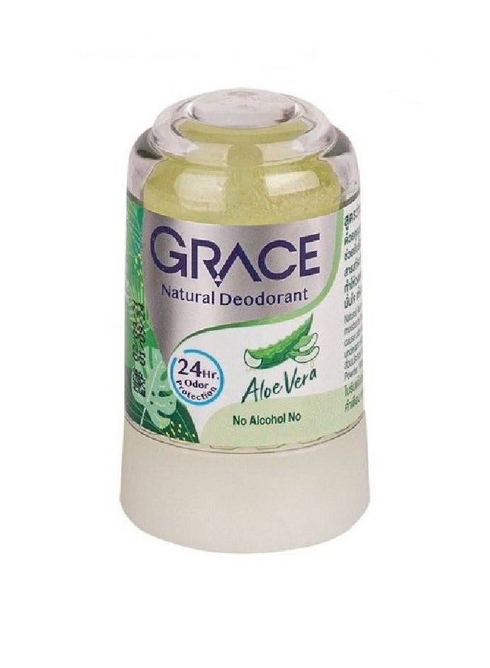 Grace Natural Deodorant Aloe Vera 24 Hr Protection - 70 g - Image 2