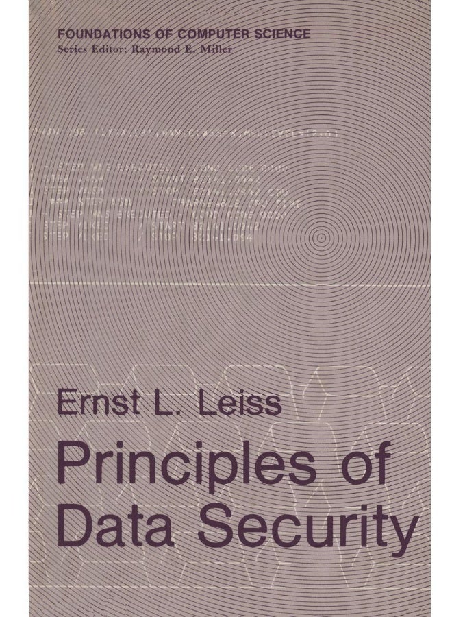 Principles of Data Security