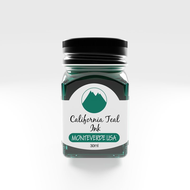 Monteverde USA Ink with ITF Technology, 30 ml California Teal (G309CT) - Image 1