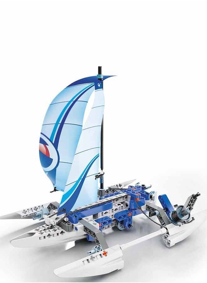 Clementoni - clementoni laboratory mechanics watercraftand  It is an educational game that helps focus, creativityAnd to have fun and install things and easy to disassemble Create more shapes Education, products, - Image 1