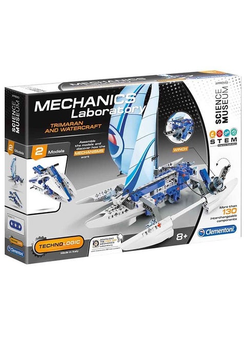 clementoni laboratory mechanics watercraftand  It is an educational game that helps focus, creativityAnd to have fun and install things and easy to disassemble Create more shapes Education, products,