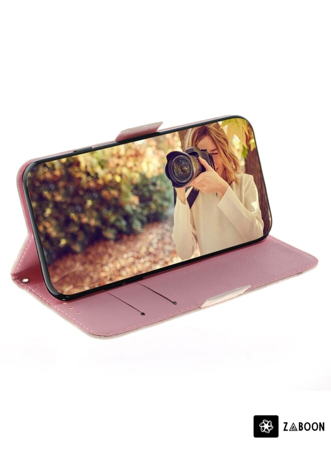 Zaboon حافظة واقية لتكنو كامون 20 برو 5G جلد ملون ثلاثي الأبعاد قابلة للطي أفقيًا - Image 5