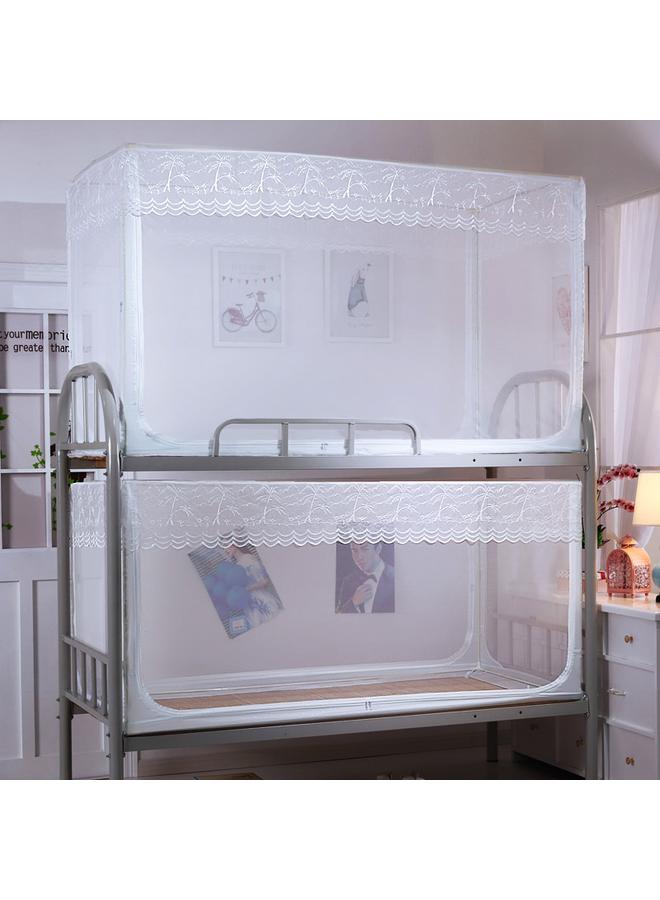 73Hours New Year Good Student Mosquito Net Dormitory Bed 0.9 M 1.2 M Bed Dormitory Single Bed With Bracket - Image 1