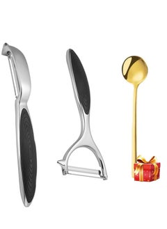 BenQuand Vegetable Fruit Potato Peelers for Kitchen,Good Grip Stainless Steel Peelers， Carrot Apple Peeler With Ergonomic， Non-Slip Handle & Sharp Blade,Rustproof & Durable  - Image 1