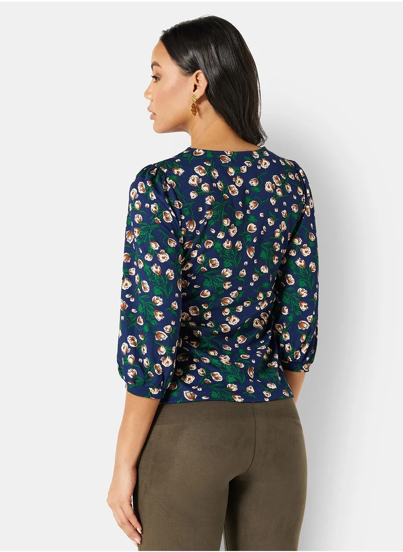 I.Scenery Floral Top