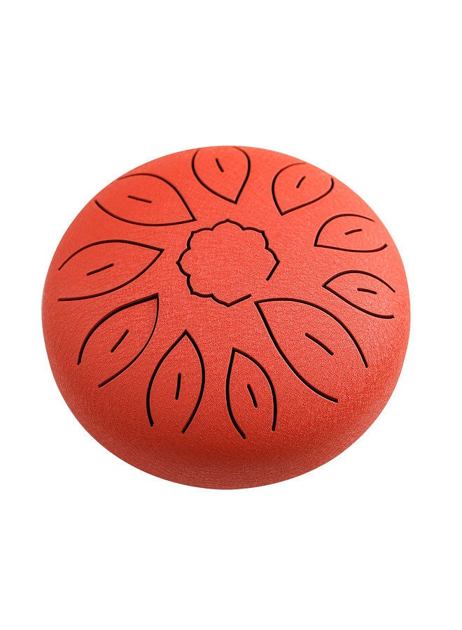 Generic 6-Inch Steel Tongue Drum 11 Notes Handpan Drum C Key with Drum Mallet Finger Picks Percussion Musical Instruments for Meditation Yoga - Image 1