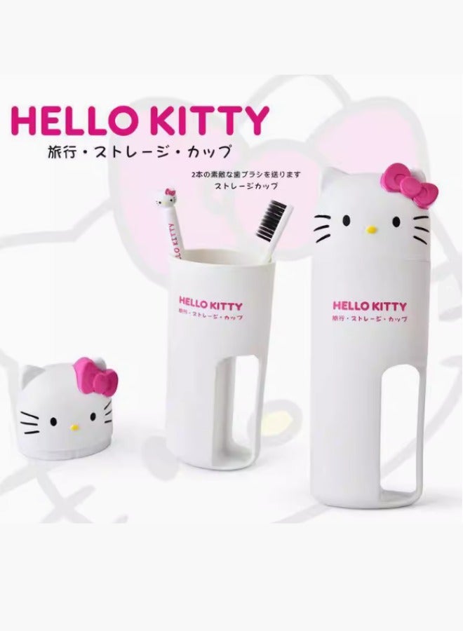 Hello Kitty Travel Toothbrush Set – Cute & Portable Dental Kit - Image 3