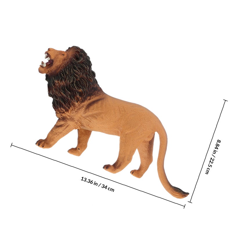 1Pc Simulation Lion Animals Toy Kids Animal Model Early - Image 2
