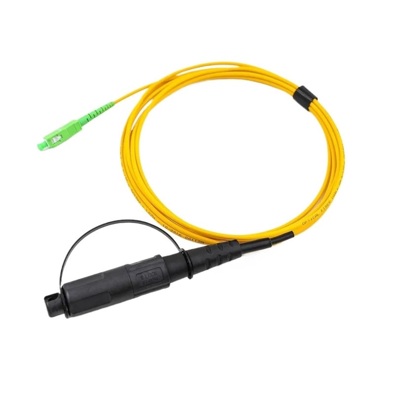 IP67 Waterproof Mini SC APC 1M 2M 3 0mm Yellow Fiber Optic Patch Cable Huawei 2m - Image 2