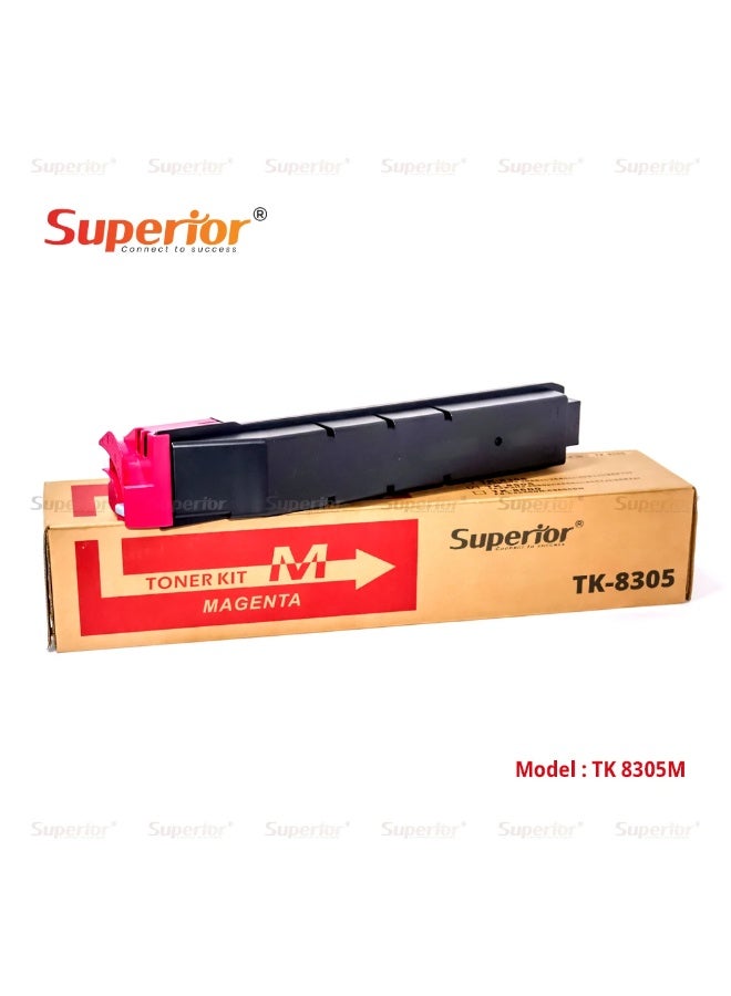 SOS Superior Superior TK-8305M Magenta Toner Cartridge – For TASKalfa 3050ci / 3550ci / 3051ci / 3551ci - Image 1