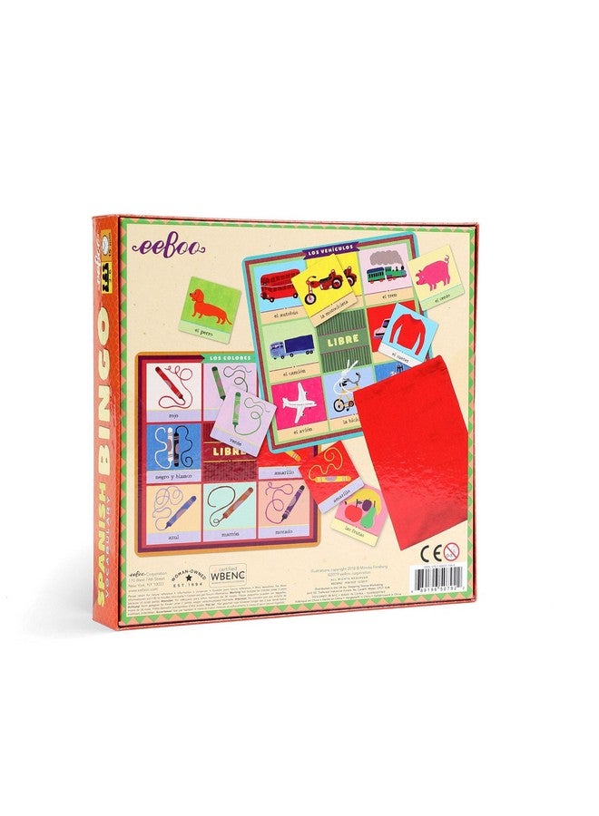 eeBoo: لعبة بينغو المفردات الإسبانية، لعبة لحل المشكلات بطريقة خيالية، ألعاب تعليمية تعزز المحادثة، والتواصل، وبناء المهارات، تعلم الإسبانية، للأعمار من 5 سنوات وما فوق - Image 5