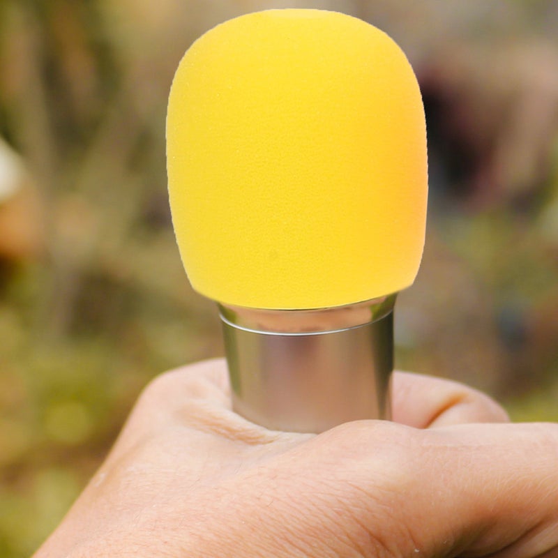 Stage Microphone Sponge Cover, Reduces Noise and Interference, Durable Material - Image 3