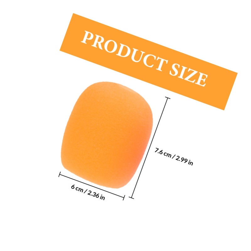 Stage Microphone Sponge Cover, Reduces Noise and Interference, Durable Material - Image 2