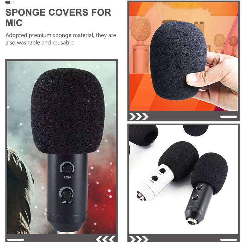 Stage Microphone Sponge Cover, Reduces Noise and Interference, Durable Material - Image 4