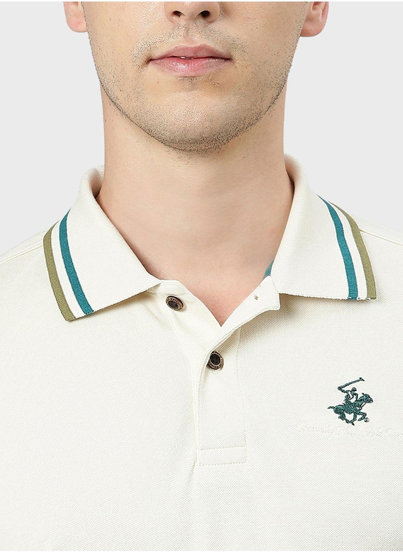 bhpoloclub - Logo Tipped Polo - Image 1