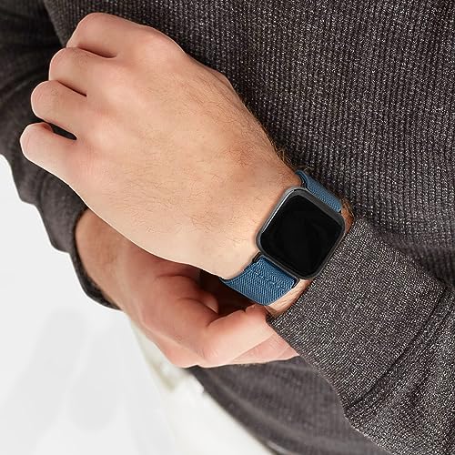 Zspoly 8 Pack Elastic Bands Compatible with Fitbit Versa, Versa Lite/SE for Women & Men, Adjustable Stretchy Nylon Braided Strap Solo Loop Sport Replacement Wristband - Image 5