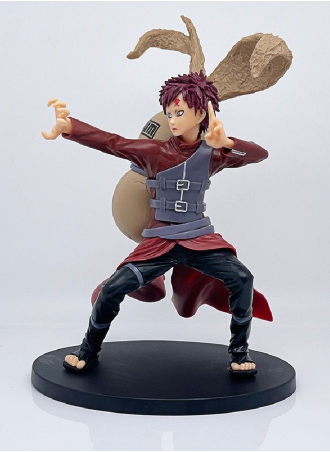 HALAMODO - Naruto Battle Gaara Handmade Model Doll Decoration - Image 1
