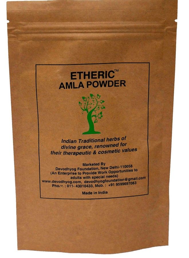 ETHERIC Amla Powder (Hair Strengthening & Growth) 100 Gm - Image 2