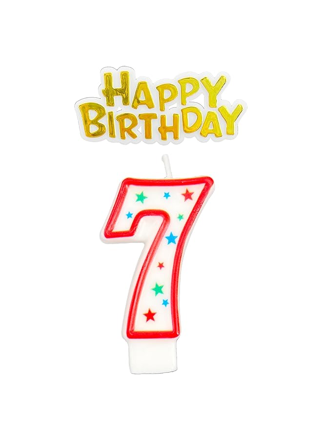 إيروريكس شمعة رقمية ملونة رقم 7 - Image 1