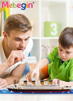MEBEGIN 1860 Pcs Titanic Building Blocks Set Construction Toy Learning Assembly Playset STEM Toy Set Educational Kit Child Branin Development Preschool Kindergarten Toy  - Image 2