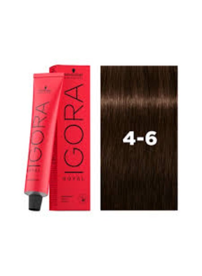 Schwarzkopf Igora Royal Permanent Hair Color 4-6 - Image 3