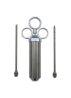 Grill Mark Stainless Steel BBQ Marinade Seasoning Injector Silver 2 oz 40098ACE 