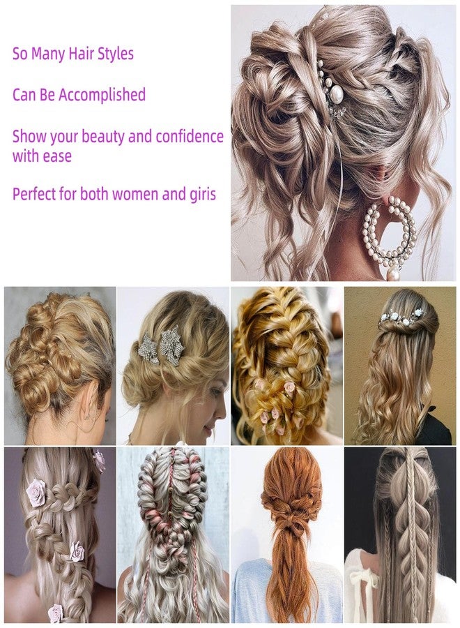 Notoke 12 PCS Topsy Tail Hair Tool, 6 Colors Hair Loop Styling Tool Set Hairs Pull Through Tools in Large and Small, Ponytail Makers French Braid Loop Braiding Tools for Women and Girls - Image 5
