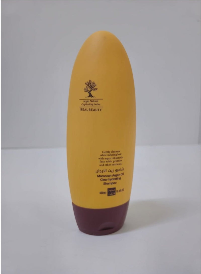 ريل بيوتي شامبو زيت الأرجان  للعناية بالشعر  بخلاصة زيت الارجان 450 مل - Image 1