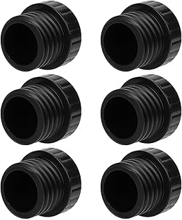 PEUTIER PEUTIER 6pcs Light Socket Safety Caps Plugs, ID 0.75" OD 1.02" Light Socket End Caps, Light Bulb Socket Cover Caps for  - Image 1