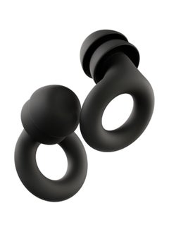 Loop Quiet 2 Plus Ear Plugs with Double Tips – Ultra-Comfy Reusable Earplugs For Sleep, Focus, Travel, Noise Sensitivity | Flexible Protection | 24 dB (SNR) Noise Reduction + 3 dB with Double Tips