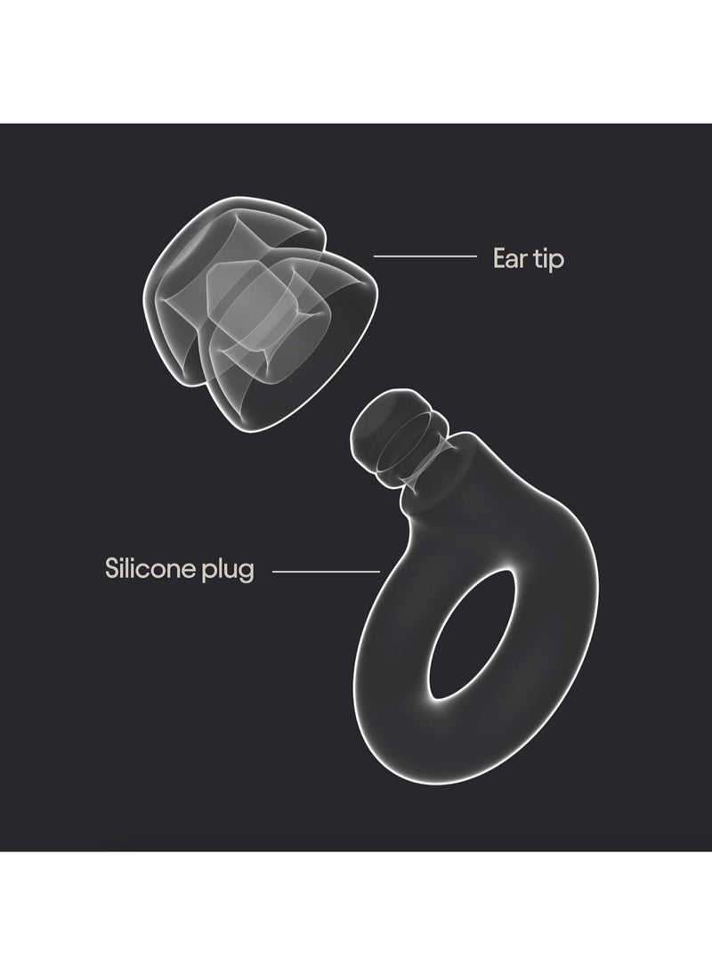 Generic - Loop Quiet 2 Plus Ear Plugs with Double Tips – Ultra-Comfy Reusable Earplugs For Sleep, Focus, Travel, Noise Sensitivity | Flexible Protection | 24 dB (SNR) Noise Reduction + 3 dB with Double Tips - Image 1