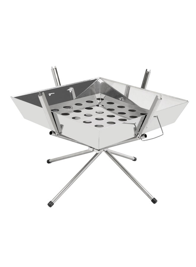 دي بي تي شواية رحلات موقد شواء متنقل فضي مقاس 35*36*32 سم - Image 3