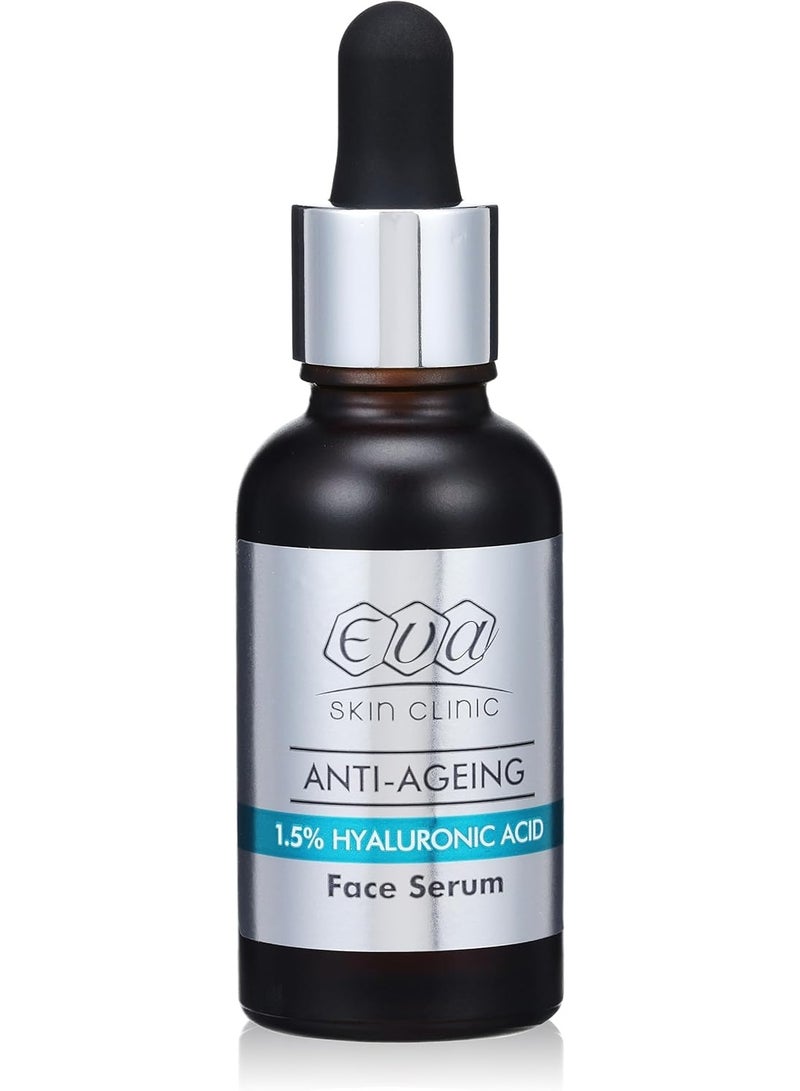 إيفا سيروم إيفا سكين كلينيك المضاد للشيخوخة بحمض الهيالورونيك بنسبة 1.5% للوجه، 30 مل - Image 2