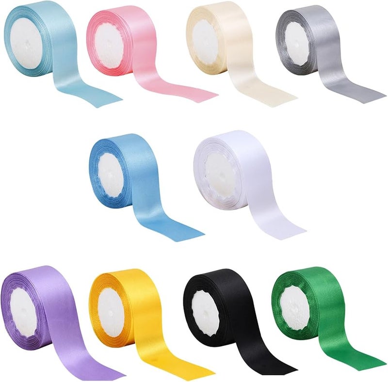 White Polyester Ribbon for Gift Wrapping Event Decorations and Creative Projects - Image 5