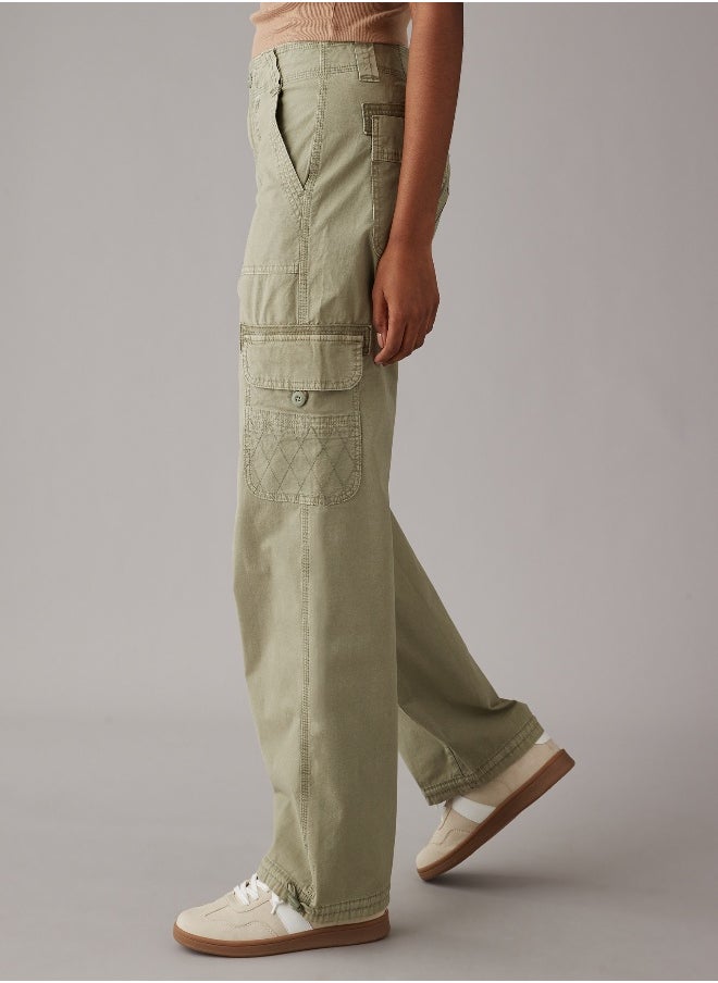 American Eagle - AE High-Waisted Baggy Cargo Jogger - Image 1