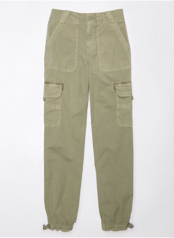 American Eagle - AE High-Waisted Baggy Cargo Jogger - Image 1