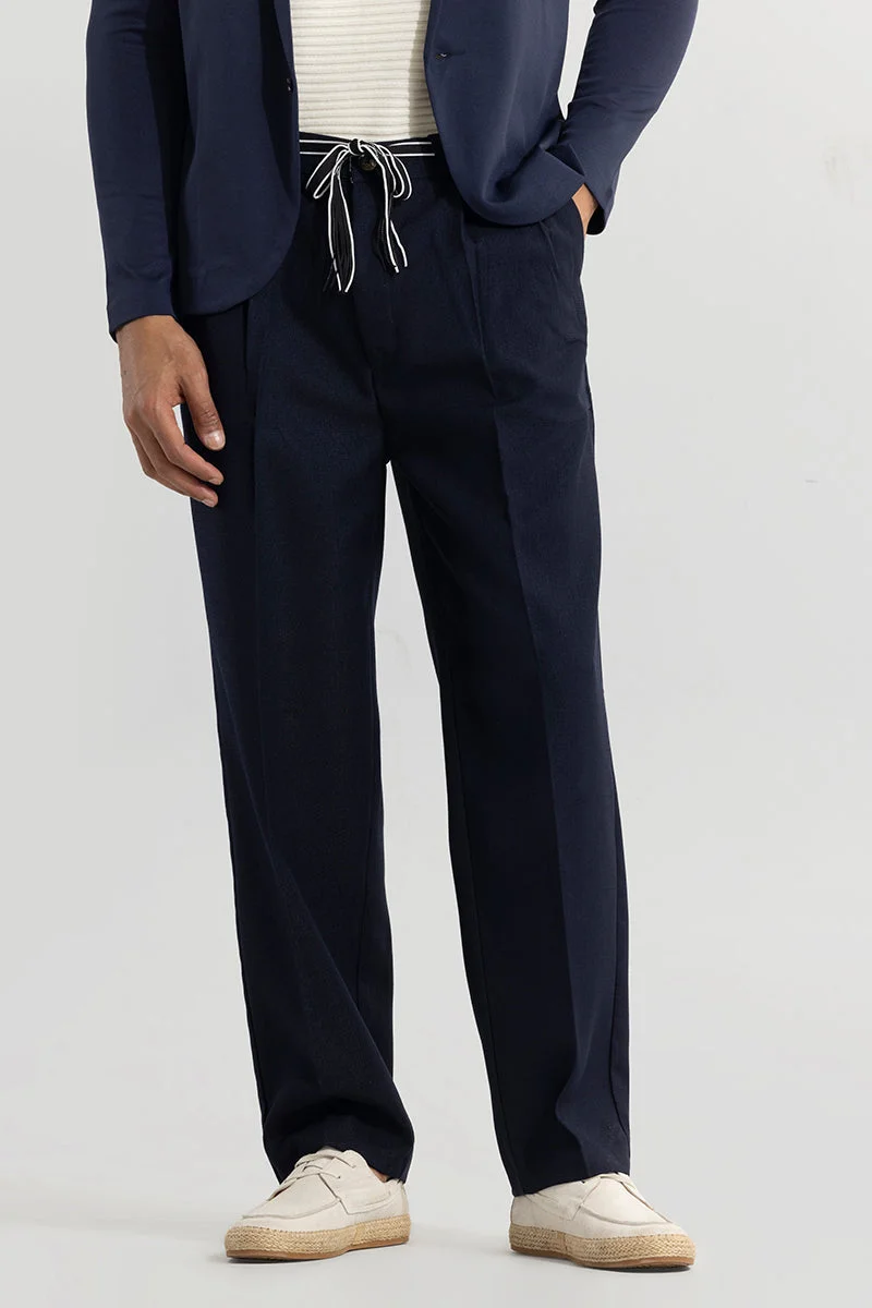 Snitch Navy Haneul Navy Korean Pant for Men | Best Price UAE