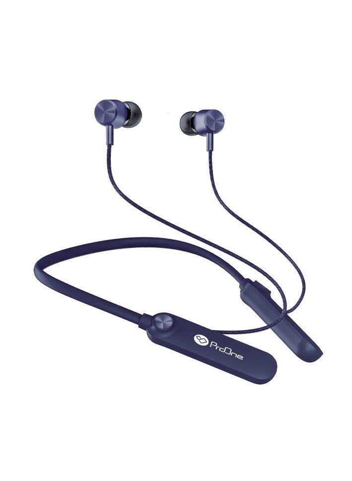 ProOne PHB3385 Wireless ENC Neckband Handsfree – 100 Hours Playtime, Vibration Alerts, 5 Voice Effects, Magnetic Design - Image 1