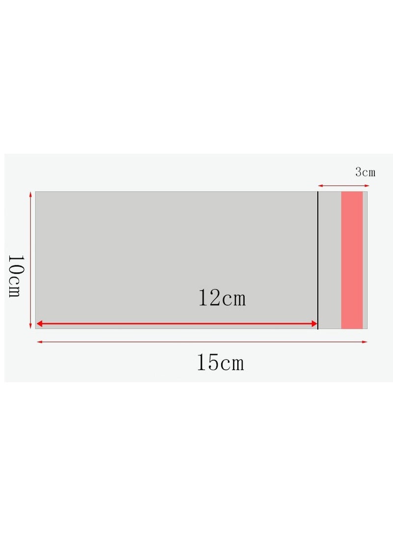  طائرة ورقية كيس سيلوفان شفاف ذاتي الغلق، 4 × 6 بوصات، 200 كيس تغليف بسكويت، أكياس سيلوفان قابلة لإعادة الغلق لتعبئة البسكويت، والهدايا، والهدايا، والحلوى، والحلوى، والقرطاسية، وجميع أنواع الضروريات اليومية، إلخ. - Image 2