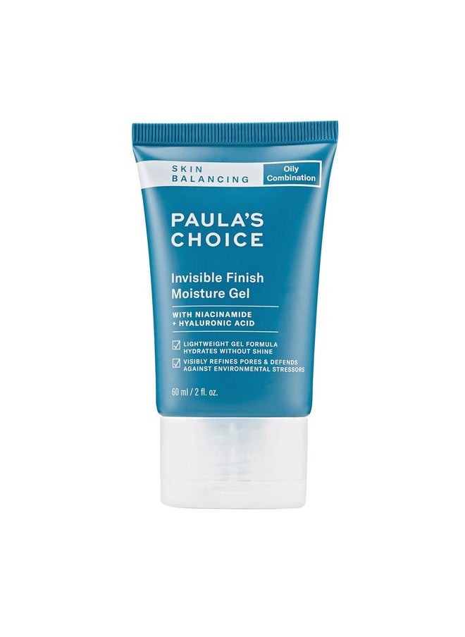 PAULA'S CHOICE Skin Balancing Invisible Finish Gel Moisturizer Face Cream With Niacinamide & Hyaluronic Acid, Large Pores & Oily Skin, 60 Ml (23400)  - Image 1