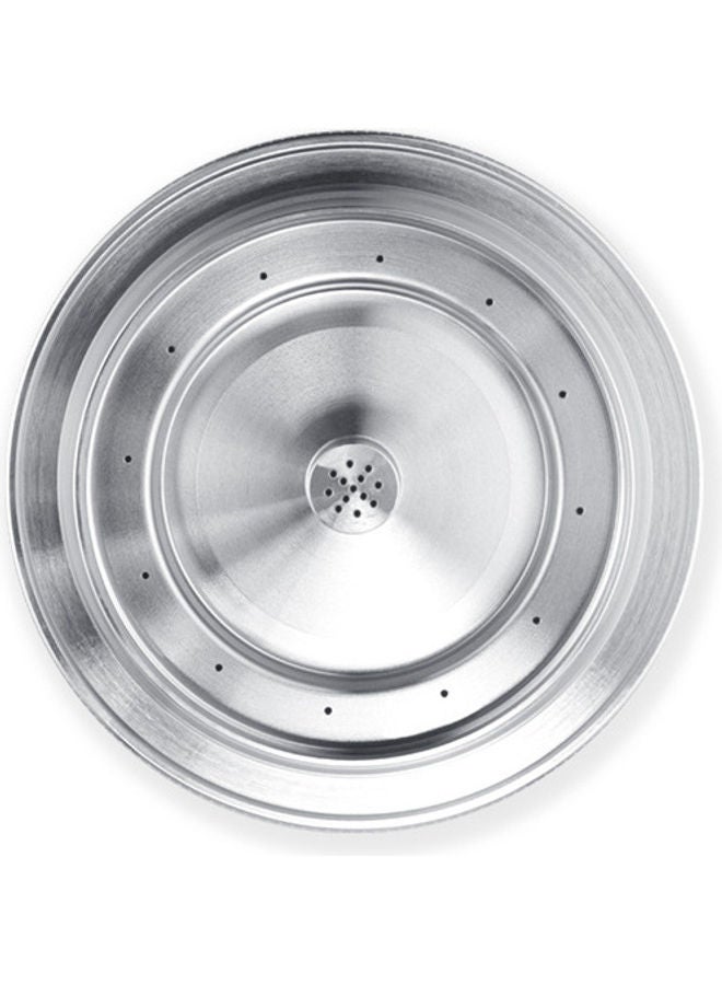 NIBEMINENT Reusable Coffee Capsule Cup Filter Set Silver 11.4x6.4x6.4cm - Image 4