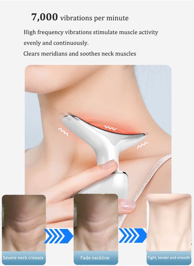 Firming Wrinkle Removal Device, Neck Face Lifting Tighten Massager, Anti Wrinkle Double Chin Remover, Fine Line Reducer