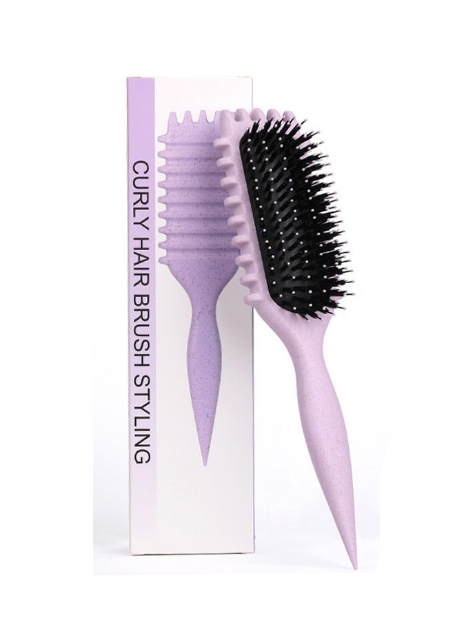 TTESL Curl Brush Definition, Curl Brush for Girls, Curl Defining Styling Brush Curls, Shapes and Styling, Carry a Curler - Image 2