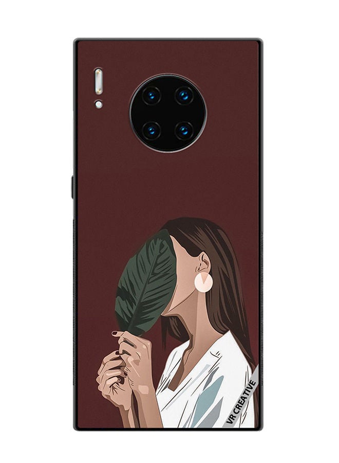 VR CREATIVE Protective Case Cover For Huawei Mate 30 Pro Leaf Girl Design Multicolour - Image 1