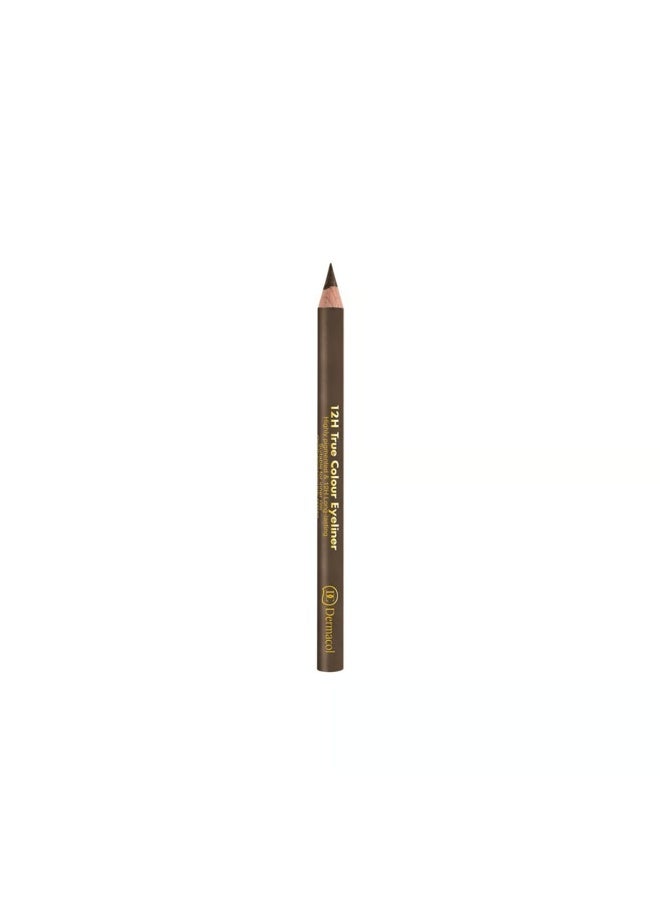 Dermacol 12h True Color Eyeliner 9 Army Green 2g - Image 1