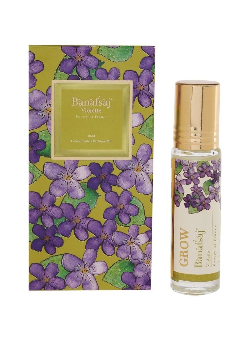 جاد عطر رول نمو بنفسج فيوليت من ماركة جاد المحلية للجنسين- مجموعة هدايا عطور رول برائحة البنفسج المنعشة والجذابة للنساء والرجال- عطور اصلية خالية من الكحول تدوم طويلا - 6 قطع - 10 مل - Image 4