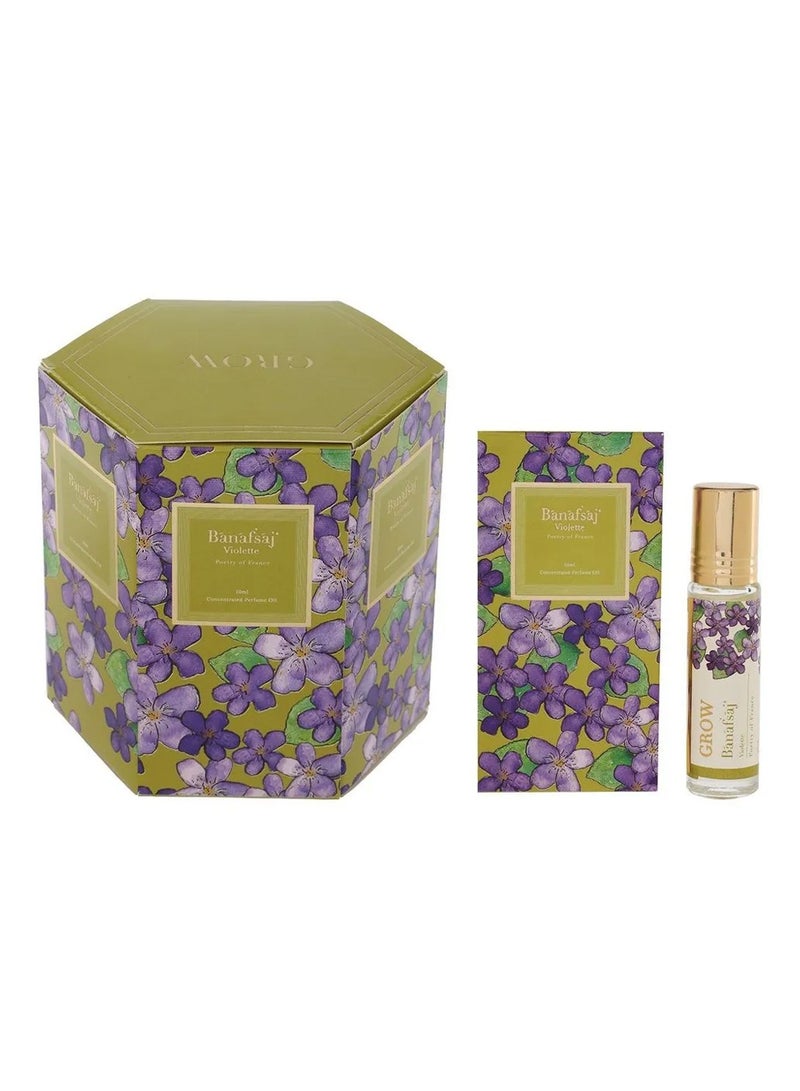 جاد عطر رول نمو بنفسج فيوليت من ماركة جاد المحلية للجنسين- مجموعة هدايا عطور رول برائحة البنفسج المنعشة والجذابة للنساء والرجال- عطور اصلية خالية من الكحول تدوم طويلا - 6 قطع - 10 مل - Image 5