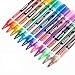 ZEYAR Glitter Paint Pens Waterbased Medium Point 12 Colors Great for Greeting Card Posters Albums Gift cards and ONLY LightColored Surfaces - Image 2